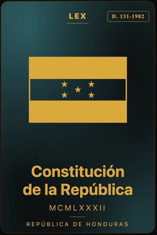 Portada de la Constitución de la República, 1982