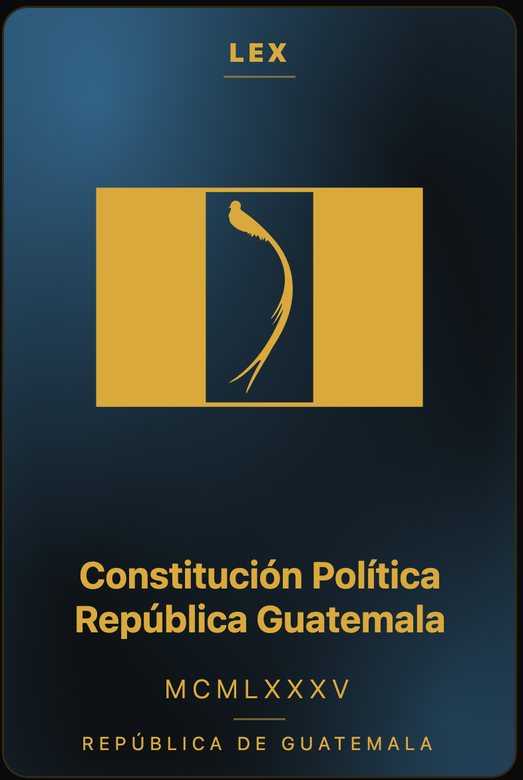 Portada de la Constitución Política de la República de Guatemala, 1985